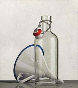 Composition with Bottle and Funel