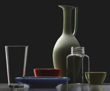 Composition with Green Vase III, Oil/panel 96 X 80 cm